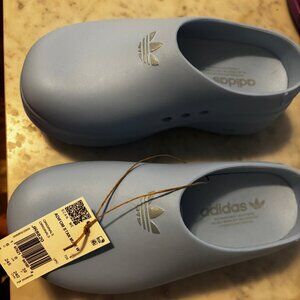 adidas Women's Adifom Stan Smith Mules "clear sky" blue